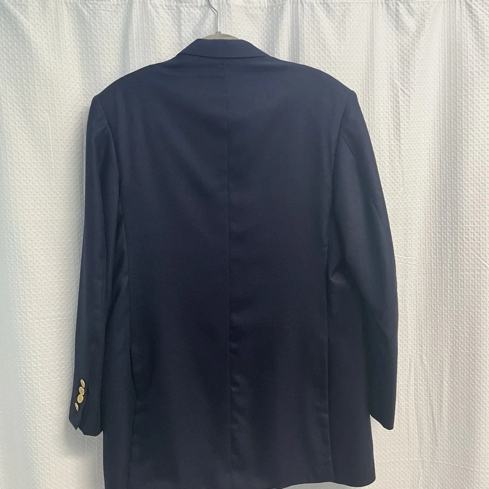 Loro Piana men's Navy Blue Cashmere cloud Blazer Gold Buttons luxury